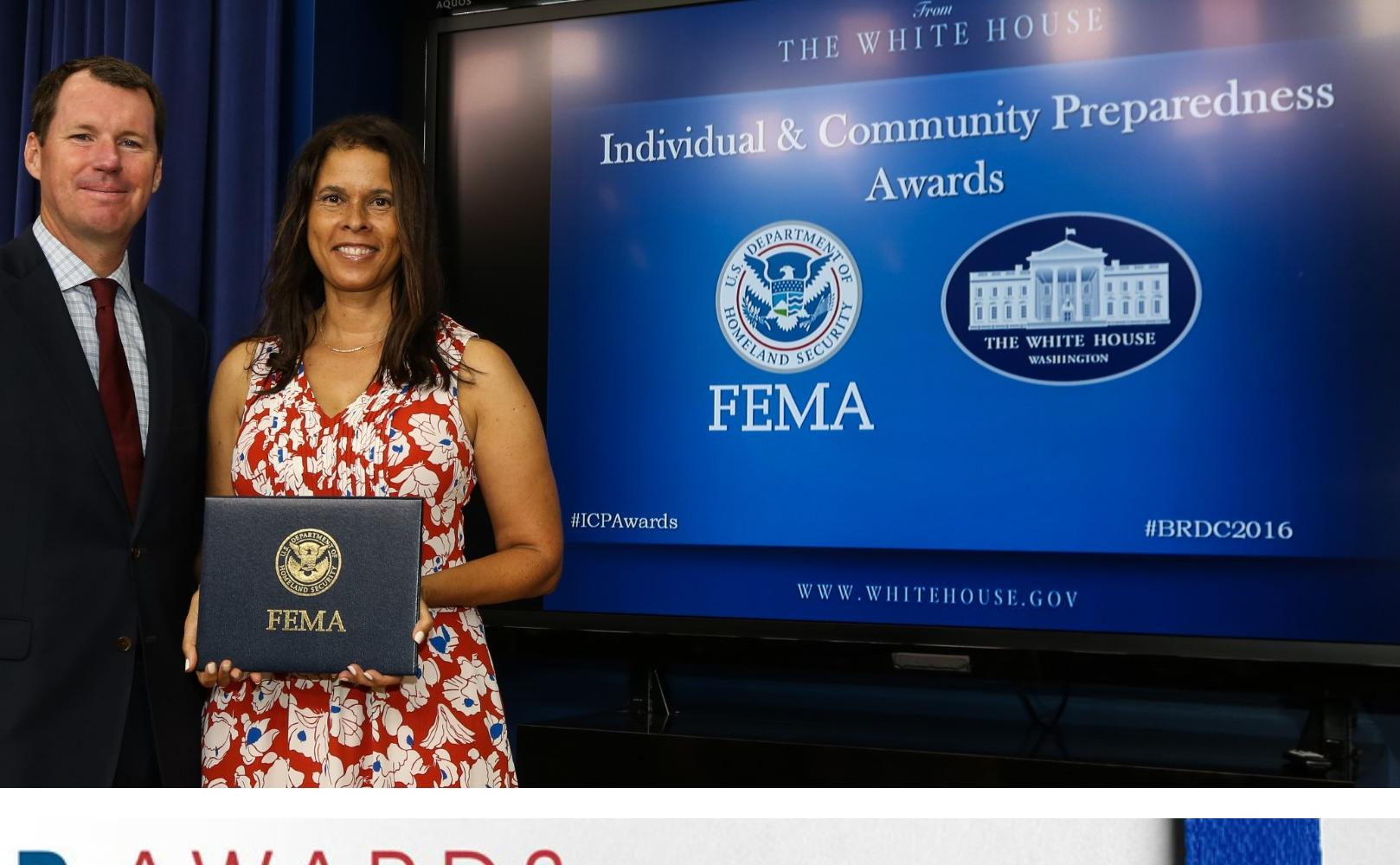 NERT Coordinator receives FEMA Award