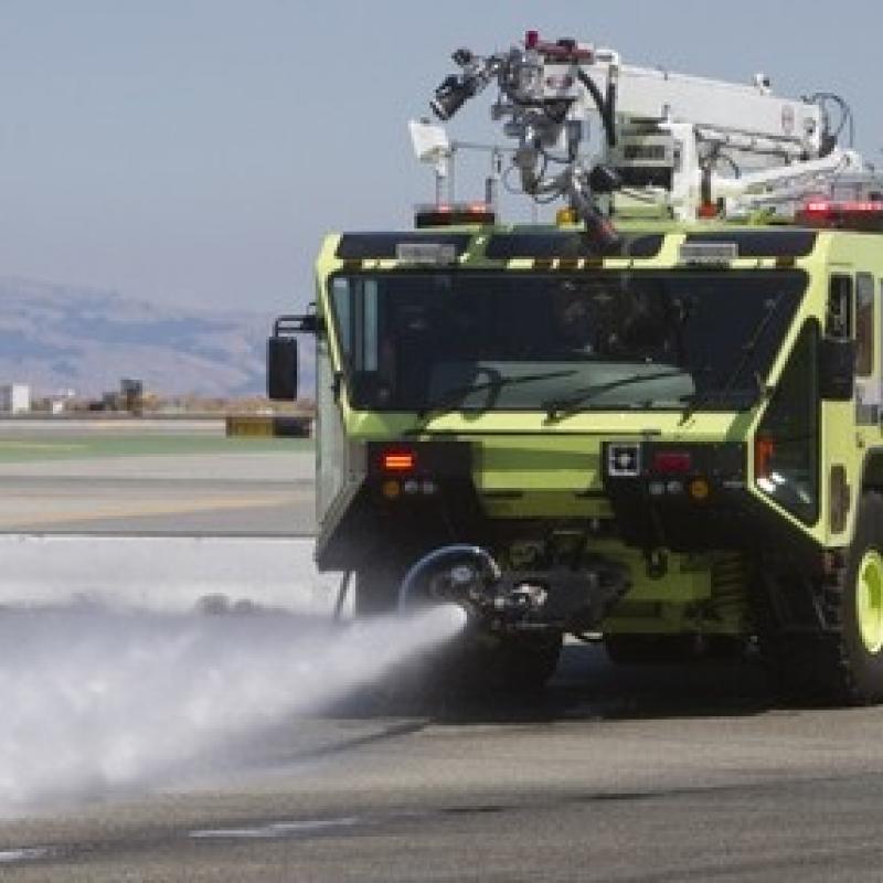 SFO Airport Firefighting Vehicle