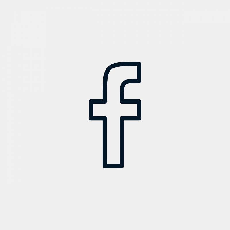 facebook logo outline