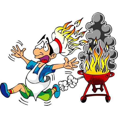 grill fire