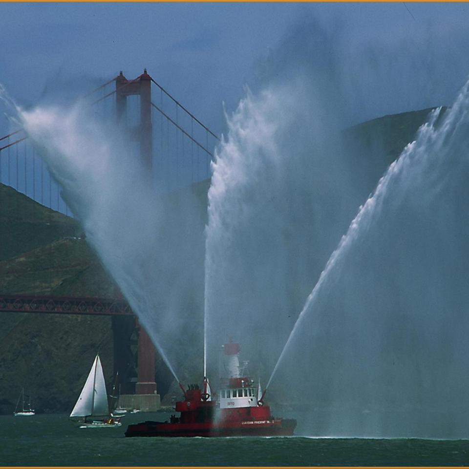 Fireboat Water Display