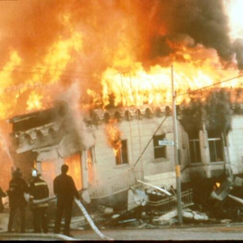 1989 Earthquake and Fire:  Marina District