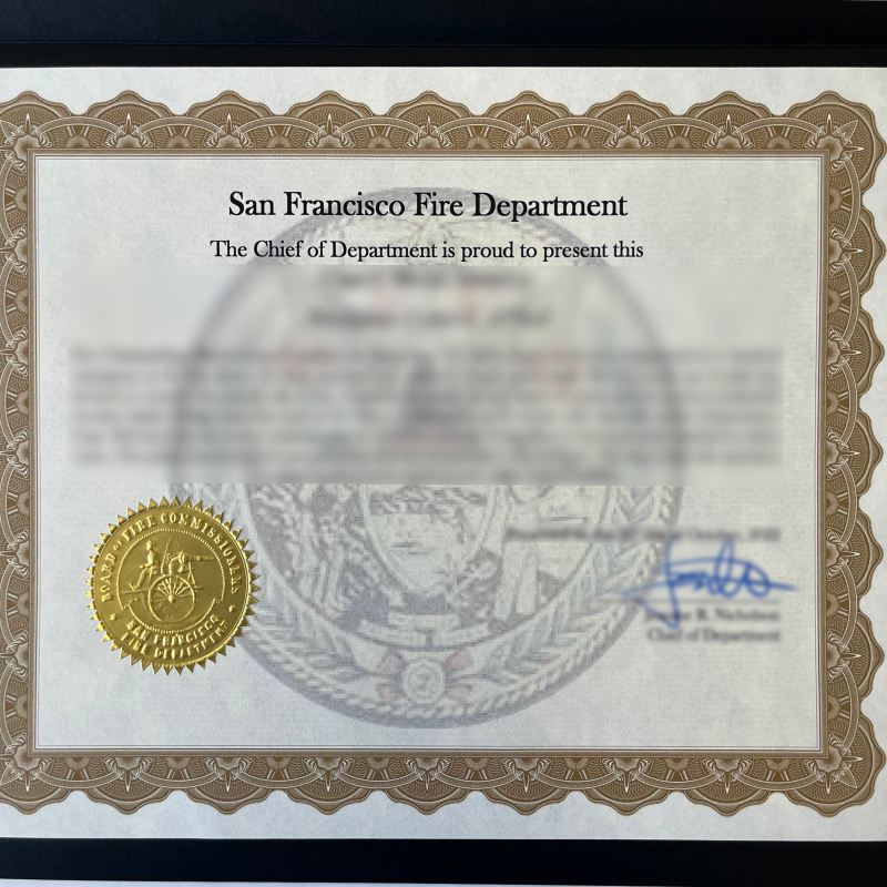 A Class D Certificate of Commendation is awarded to an individual for performing beyond normal expectations in an emergency situation.