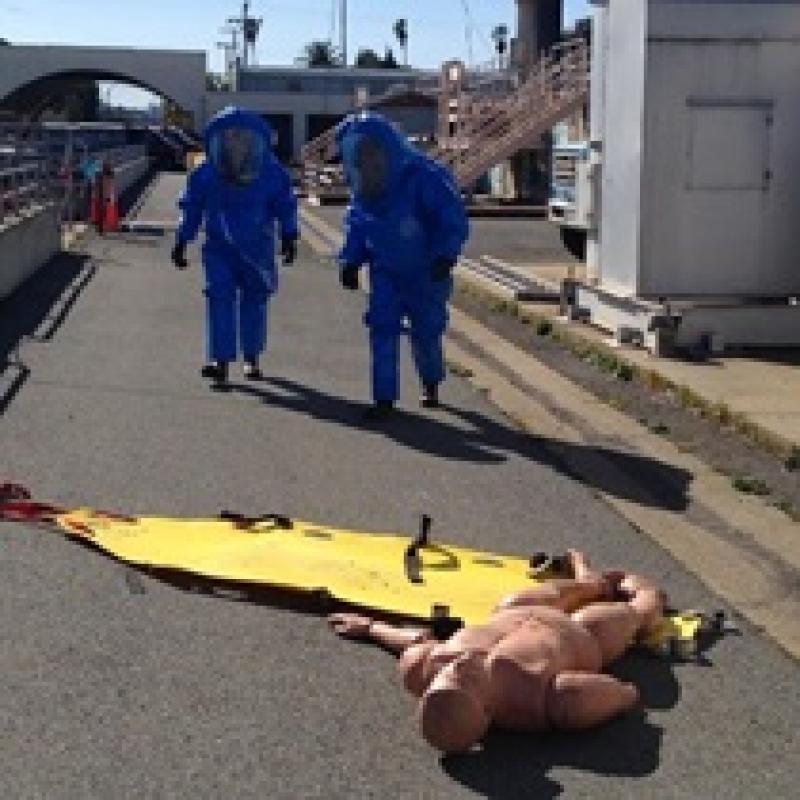 Special Operations - image of hazmat team responding to a drill exercise